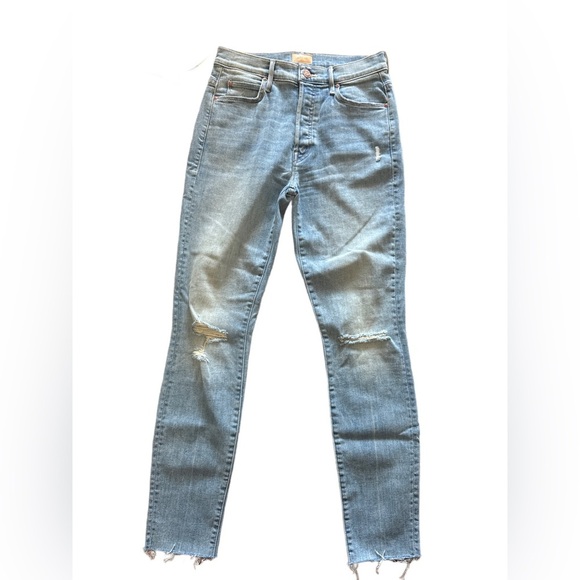 MOTHER Denim - MOTHER The Stunner Ankle Fray Size 27 Dreamer NWT